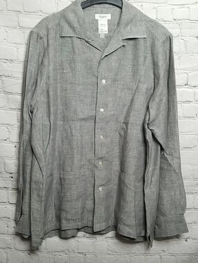 Bagutta Mens Shirt Small 100% Cotton Made in Italy 3 Pockets EUC